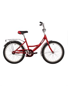 Велосипед 20 хардтейл Urban 2022 количество скоростей 1 рама сталь 12 красный Novatrack