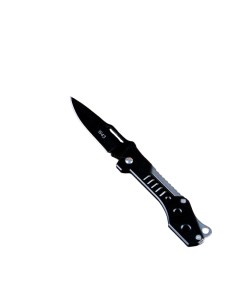 Нож перочинный лезвие 7 4 см с отверстием рукоять черный металл без фиксатора 17 2 5 с Sima-land