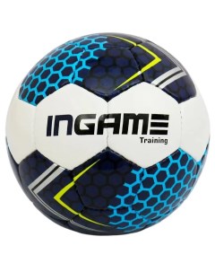 Мяч футбольный TRAINING бело синий IFB 129 Ingame