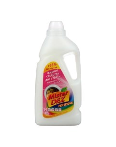 Жидкое средство для стирки Eco Cleaning гель для цветных тканей 1 л Mister dez