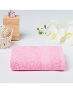Полотенце махровое гладкокрашеное Эконом 70х130 см цвет розовый Алтын асыр