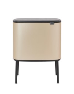 Мусорный бак Touch Bin Bo 3х11л шампань Brabantia