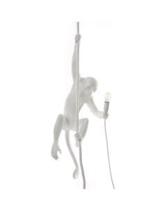 Светильник Monkey Lamp Whith Rope белый Seletti