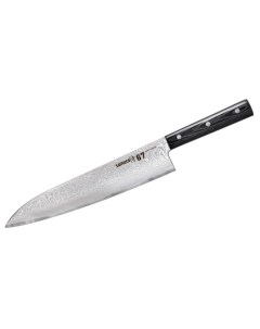 Нож кухонный Шеф 240мм 67 Damascus SD67 0087M Samura