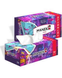 Салфетки бумажные DREAM с ароматом магнолии 2 слоя белые 250 шт коробка Maneki