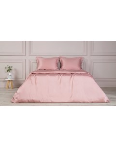 Комплект постельного белья Solid Tencel цвет Розовое золото 140x205 см Askona