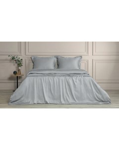 Комплект постельного белья Solid Tencel цвет Серебристый иней 200x220 см Askona