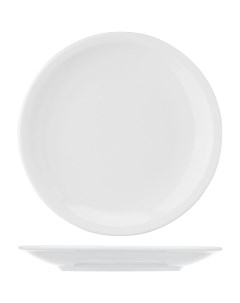 Тарелка фарфоровая для кухни сервировки стола Добрушский фарфоровый завод