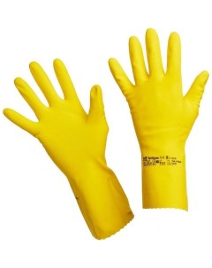Перчатки латексные MultiPurpose желтые размер 9 L 1 пара 100760 10 уп Vileda