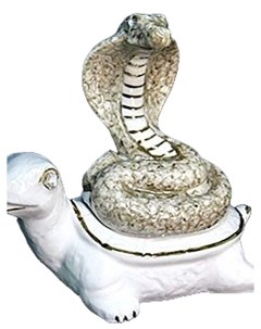 Шкатулка для украшений Змея и черепаха 14 см 107 100 Lenardi