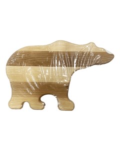 Разделочная доска фигурная Медведь 20x30 см Без бренда