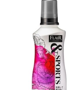 Кондиционер для белья Flair Fragrance sports splash rose персик личи роза 540мл Kao