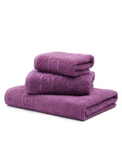 Набор полотенец 3шт фиолетовый Dreamtex
