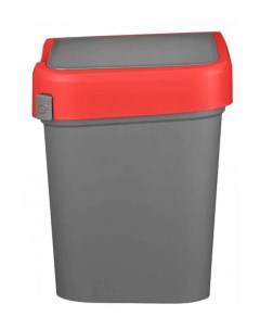 Контейнер для мусора SMART BIN 10л красный Бытпласт