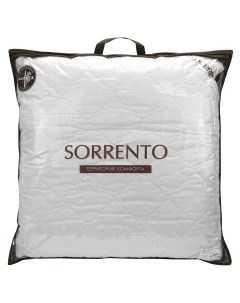 Подушка для сна SORRENTO DELUXE стеганая Бамбук 70x70 см на диван кровать сатин Sorrento deluxe