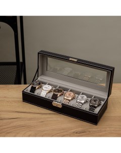 Шкатулка для часов украшений хранение с замком подарочная W92 Clox