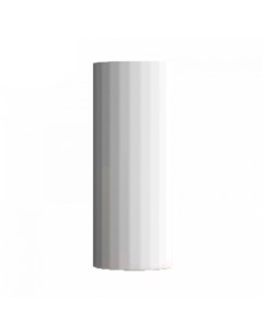 Прямая Ваза с глазурью Bright Glazed Corrugated Straight Vase White Large 25 5 см Xiaomi