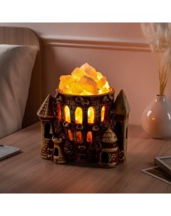 Соляная лампа Замок керамическое основание 20 см 2 3 кг Ваше здоровье