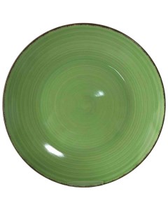 Тарелка десертная HT514G S 19 2 см зеленая Maxus