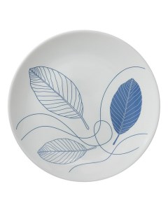 Тарелка десертная Сфера Скандинавия 19 5 см бело синяя Кулинарк