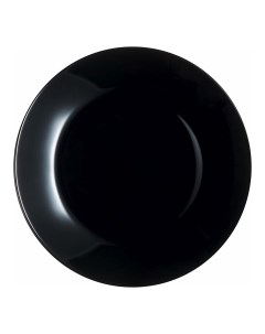 Тарелка для вторых блюд Zelie 25 см черная Luminarc