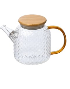 Заварочный чайник Aroma с ситечком стеклянный 1 л Leonord