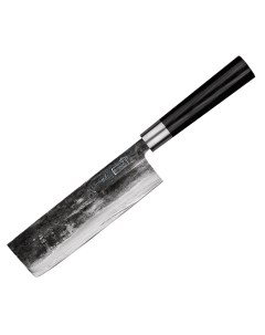 Нож кухонный Super 5 топорик Накири для шинковки профессиональный SP5 0043 K Samura