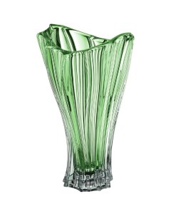 Ваза для цветов 32 см Plantica Зелёная 170492 Aurum crystal