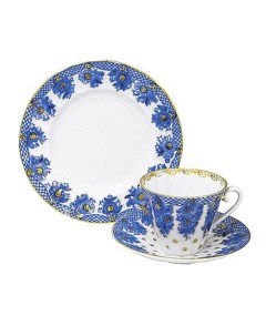 Чайный набор чайная пара с десертной тарелкой ИФЗ Форма Императорский фарфоровый завод