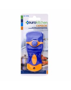 RS 15MB Скребок для чистки стеклокерамики оранжевый синий Eurokitchen