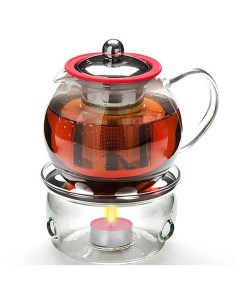 Чайник заварочный с подогревом от свечи Mayer Bosh стеклянный 800мл 25675 Mayer&boch
