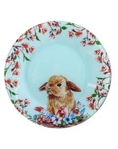 Тарелка обеденная Кролик d 23 см Доляна