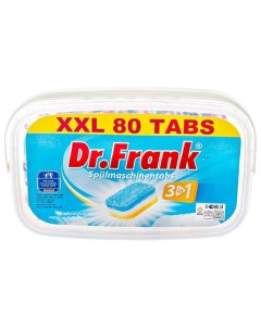 Таблетки для посудомоечной машины Dr Frank 3 in 1 80 tabs DRT080 Dr.frank