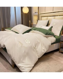 Комплект постельного белья Камелия С ароматами и стразами Евро Mency
