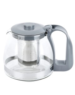 Заварочный чайник Home с фильтром стекло прозрачно серый 700 мл Nouvelle