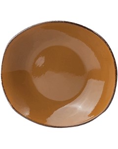 Тарелка глубокая овальная Террамеса мастед 1 л коричневый фарфор 11210586 Steelite
