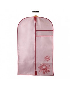 Чехол для одежды Хризантема Д1000 Ш600 розовый бордовый UC 79 Handy home