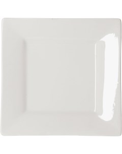 Тарелка квадратная 294х294х31мм фарфор белый Kunstwerk