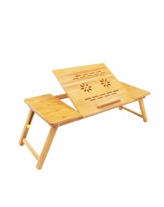 Столик для ноутбука складной с охлаждением Bamboo laptop table 75х33х4 2 см Timber and bamboo