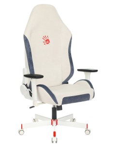 Кресло игровое Bloody GC 330 на колесиках ткань белый A4tech
