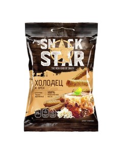 Сухарики ржано пшеничные холодец хрен 50 г Snack star