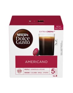 Кофе Dolce Gusto Americano в капсулах 16 шт Nescafe