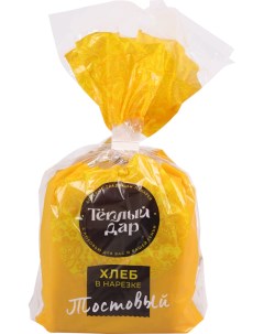 Хлеб Тостовый в нарезке 320 г Теплый дар