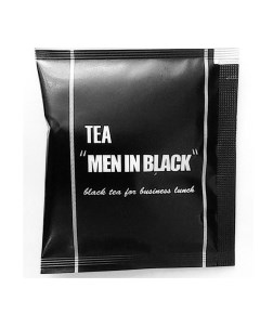 Чай черный MEN IN BLACK 40 пакетиков Три листа