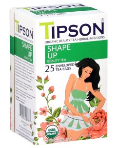 Чай зеленый Beauty Tea SHAPE UP 25 саше Tipson