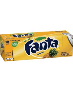 Газированный напиток Pineapple 12 шт по 0 355 л Fanta