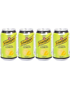 Газированный напиток Lemon 4 шт 330 мл Schweppes