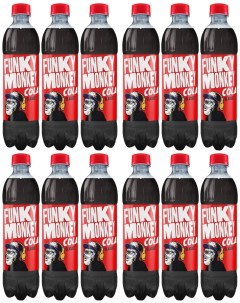 Газированный напиток Кола 0 5 л 12 штук Funky monkey