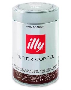 Кофе молотый caffe фильтр 250 г Illy