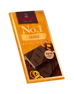 Шоколад No 1 Orange горький с цедрой апельсина 100 г Sarotti